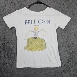 Unfortunate Portrait Brit Coin Spears Graphic‎ Print T-Shirt Womens
